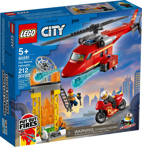 LEGO Fire Rescue Helicopter 60281 - City - DagaBlocks