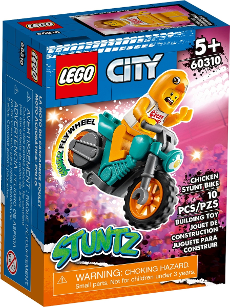 LEGO Chicken Stunt Bike 60310 - City - DagaBlocks