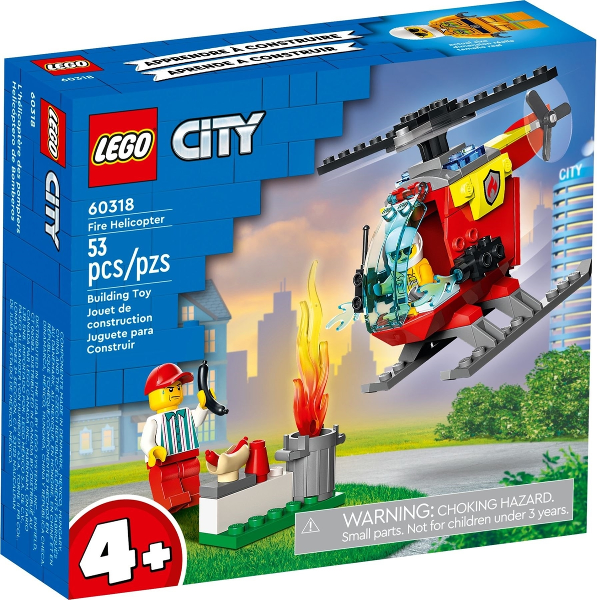LEGO Fire Helicopter 60318 - City - DagaBlocks