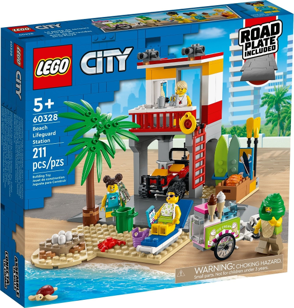 LEGO Beach Lifeguard Station 60328 - City - DagaBlocks