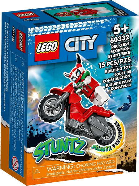 LEGO Reckless Scorpion Stunt Bike 60332 - City - DagaBlocks