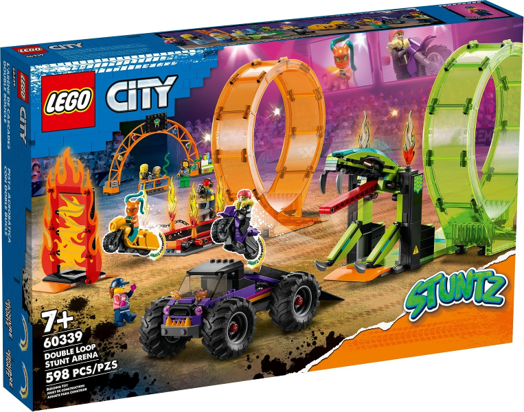 LEGO Double Loop Stunt Arena 60339 - City - DagaBlocks