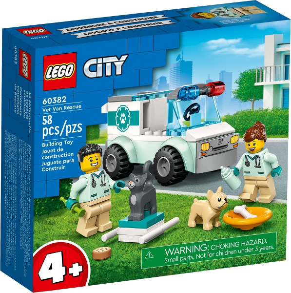 LEGO Vet Van Rescue 60382 - City - DagaBlocks