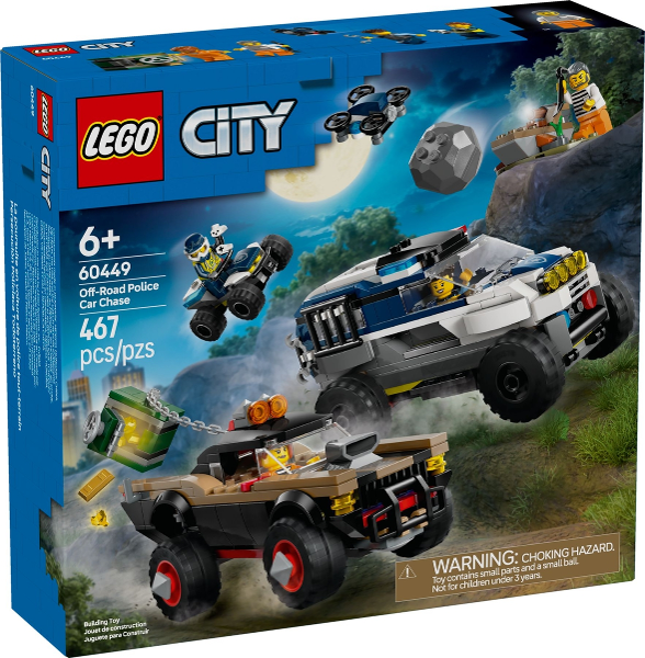 LEGO Off-Road Police Car Chase 60449 - City - DagaBlocks