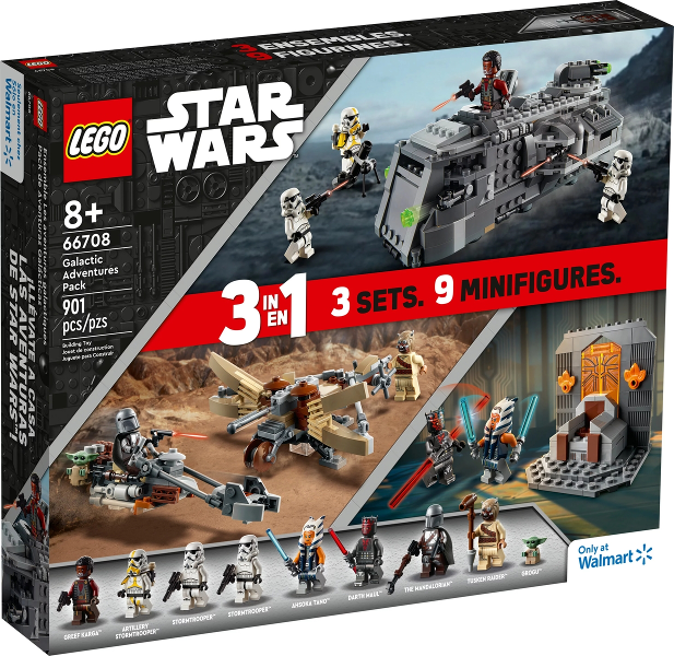 Star Wars Bundle Pack, 3 in 1 (Sets 75299, 75310, and 75311) - Galactic Adventures Pack — caja oficial