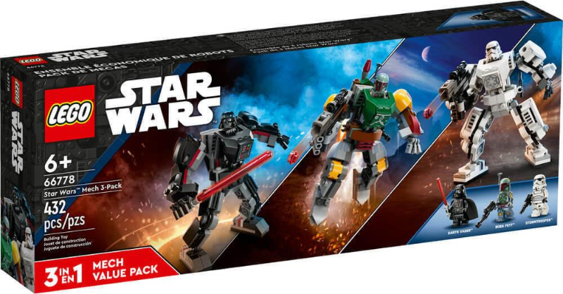 LEGO STAR WARS MECH 3-PACK 66778 - Star Wars - DagaBlocks