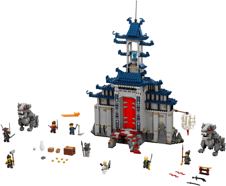 LEGO Set Temple of the Ultimate Ultimate Weapon - The LEGO NINJAGO Movie (70617-1) — set armado (referencia)
