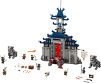 LEGO Set Temple of the Ultimate Ultimate Weapon - The LEGO NINJAGO Movie (70617-1) — set armado (referencia)
