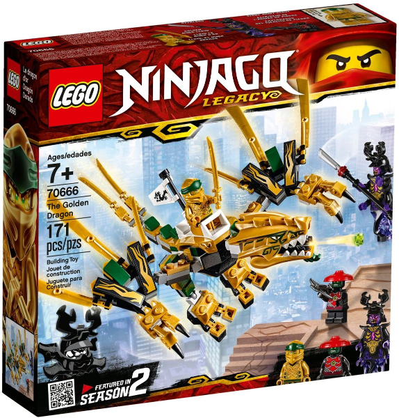 LEGO Set The Golden Dragon - NINJAGO (70666) — caja oficial