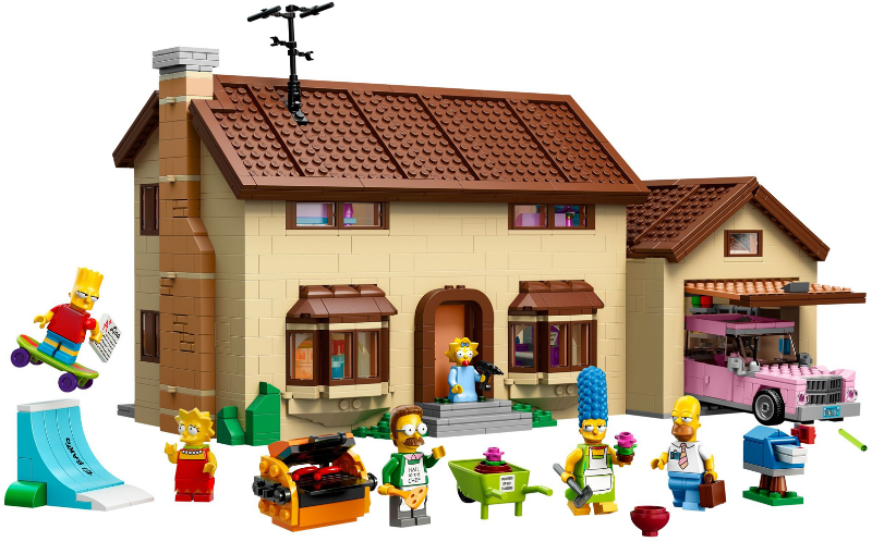 LEGO Set The Simpsons House - The Simpsons — set armado