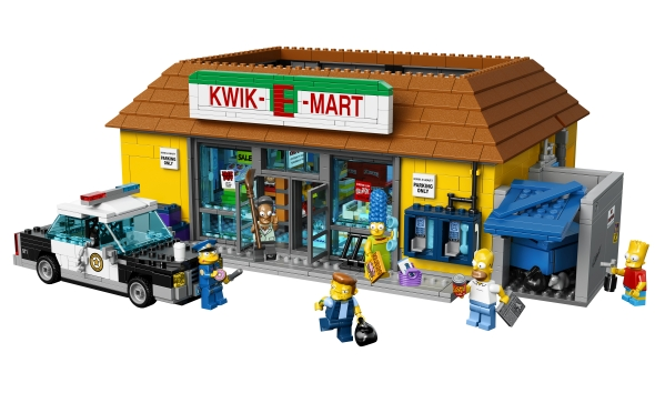 LEGO Set The Kwik-E-Mart - The Simpsons (71016-1) — set armado (referencia)