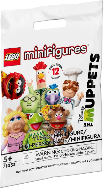 LEGO Set Minifigure, The Muppets (Complete Random Set of 1 Minifigure) - Collectible Minifigures (71033) — caja oficial