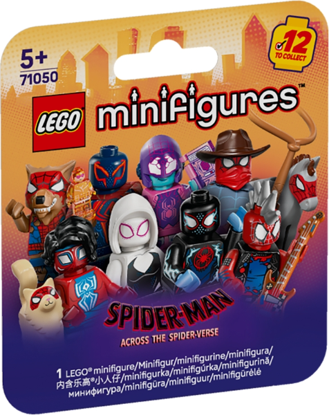 LEGO Set Minifigure, Spider-Man Across the Spider-Verse (Complete Random Set of 1 Minifigure) - Collectible Minifigures (71050) — set armado