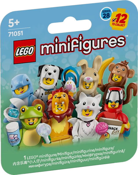 LEGO Set Minifigure, Series 28 (Complete Random Set of 1 Minifigure) - Collectible Minifigures (71051) — caja oficial