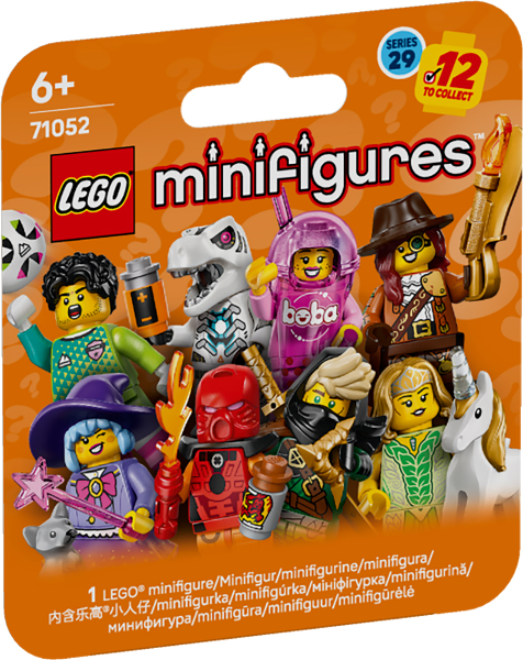LEGO Set Minifigure, Series 29 (Complete Random Set of 1 Minifigure) - Collectible Minifigures (71052) — caja oficial