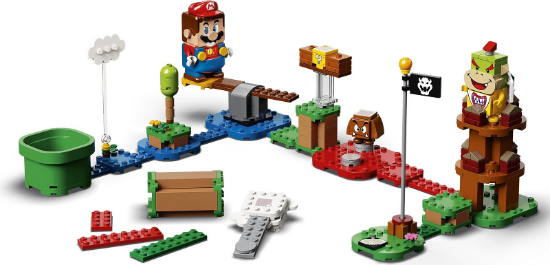 LEGO Set Adventures with Mario - Starter Course - Super Mario (71360-1) — set armado (referencia)