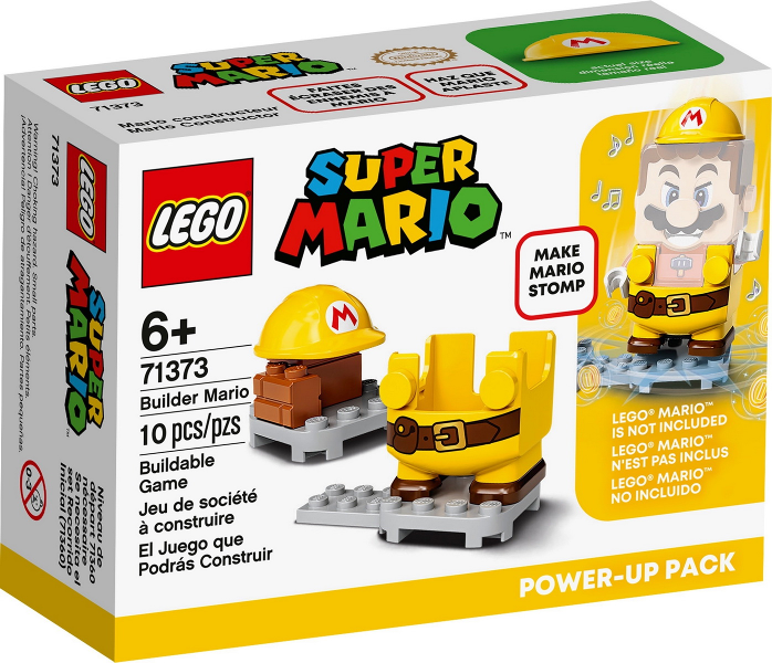 LEGO Set Builder Mario - Power-Up Pack - Super Mario (71373) — caja oficial