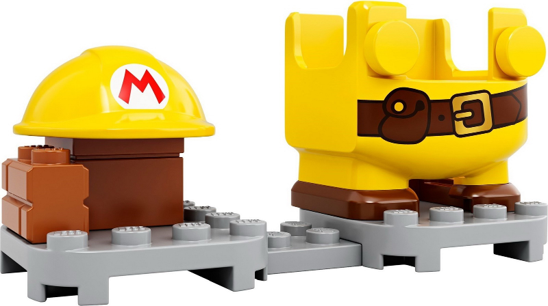 LEGO Set Builder Mario - Power-Up Pack - Super Mario (71373) — set armado