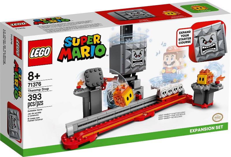 LEGO Set Thwomp Drop - Expansion Set - Super Mario (71376) — caja oficial