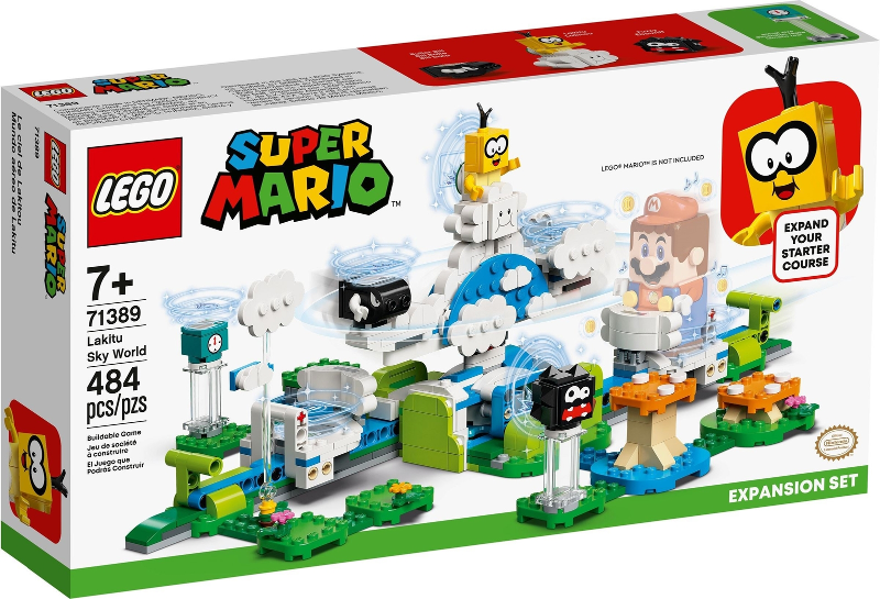 LEGO Set Lakitu Sky World - Expansion Set - Super Mario (71389) — caja oficial