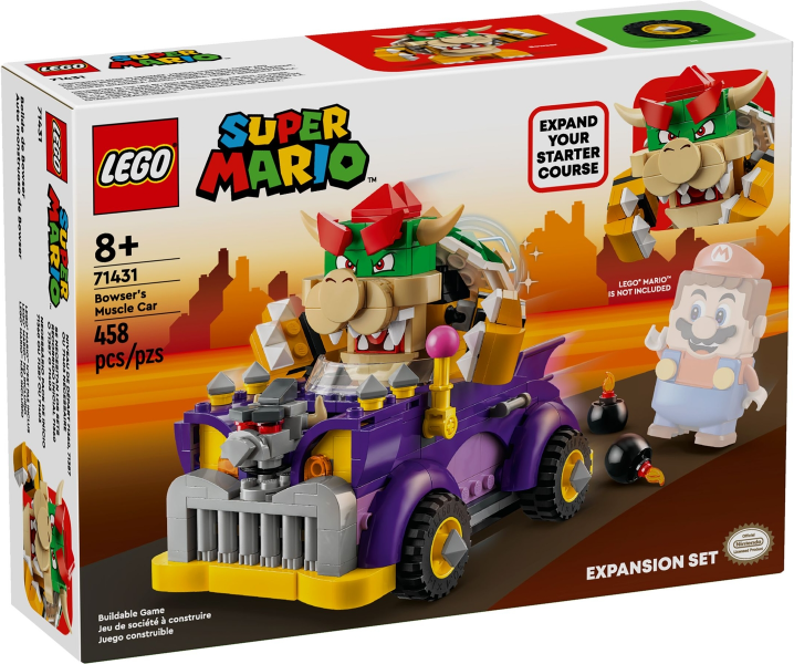 LEGO Set Bowser's Muscle Car - Expansion Set - Super Mario (71431) — caja oficial