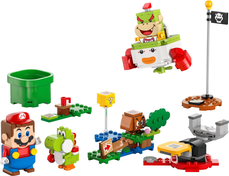 LEGO Set Adventures with Interactive LEGO Mario - Starter Course - Super Mario (71439) — set armado