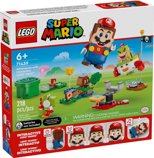 LEGO Set Adventures with Interactive LEGO Mario - Starter Course - Super Mario (71439) — caja oficial