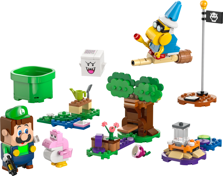 LEGO Set Adventures with Interactive LEGO Luigi - Starter Course - Super Mario (71440) — set armado