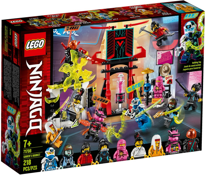 LEGO Set Gamer's Market - NINJAGO (71708) — caja oficial