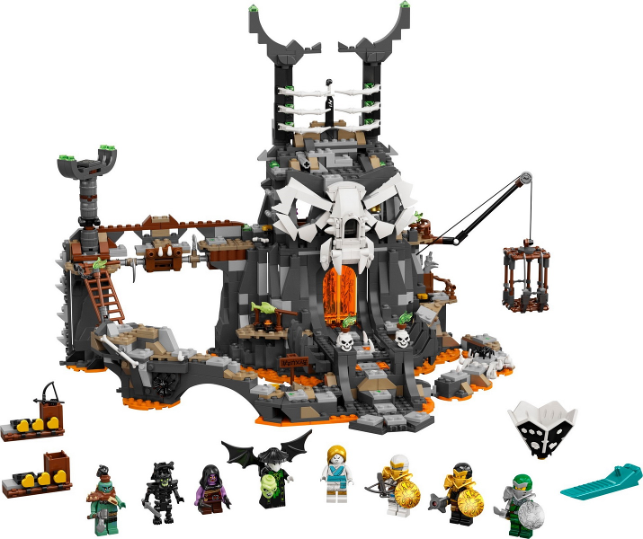 Block Skull Skull Sorcerer's Dungeons | DagaBlocks México