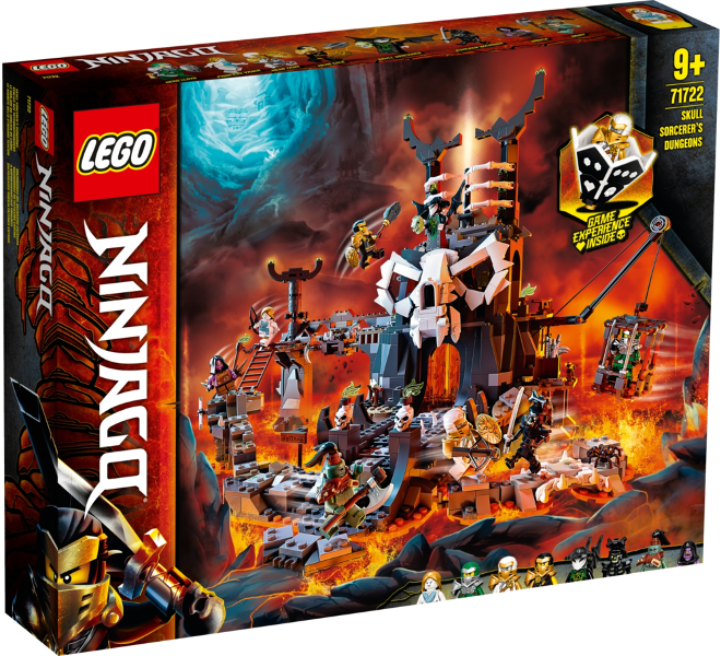 LEGO Set Skull Sorcerer's Dungeons - NINJAGO (71722) — caja oficial