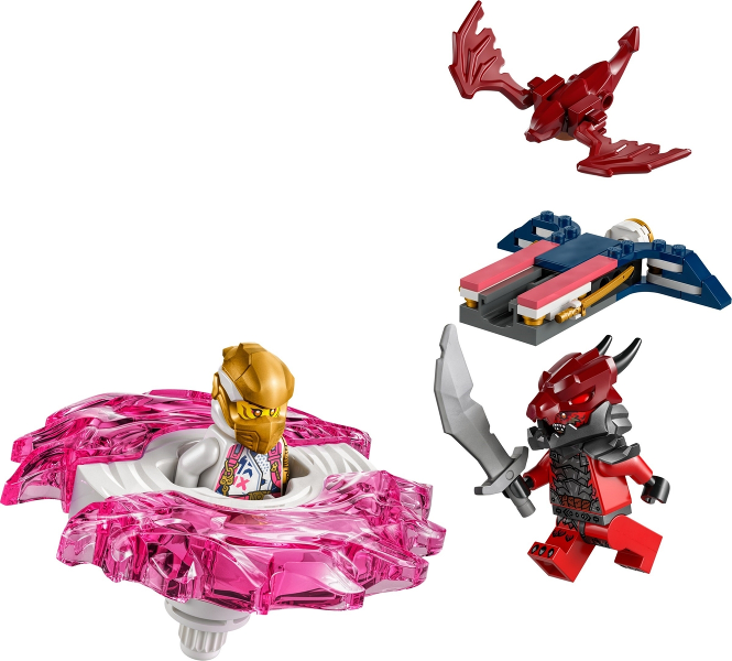 LEGO Set Sora's Dragon Spinjitzu Spinner - NINJAGO (71824) — set armado