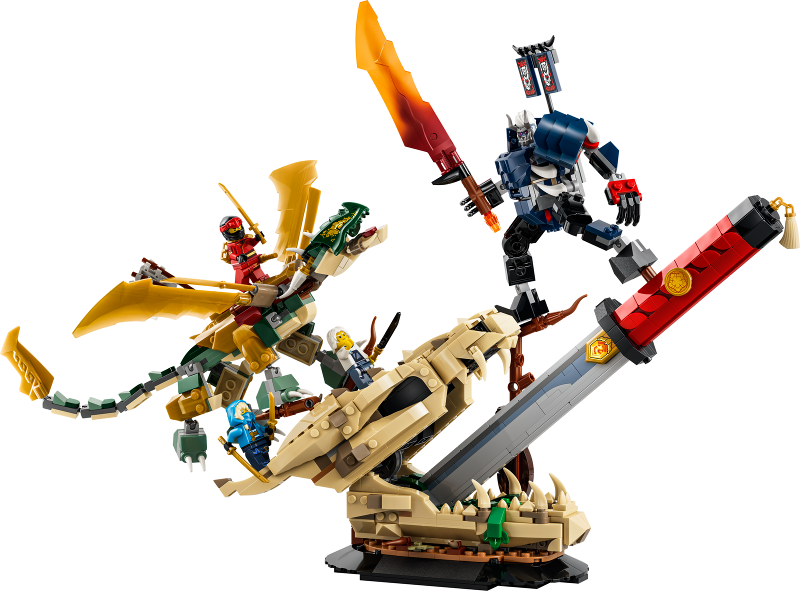 LEGO Set Battle at the Dragon's Blade - NINJAGO — set armado