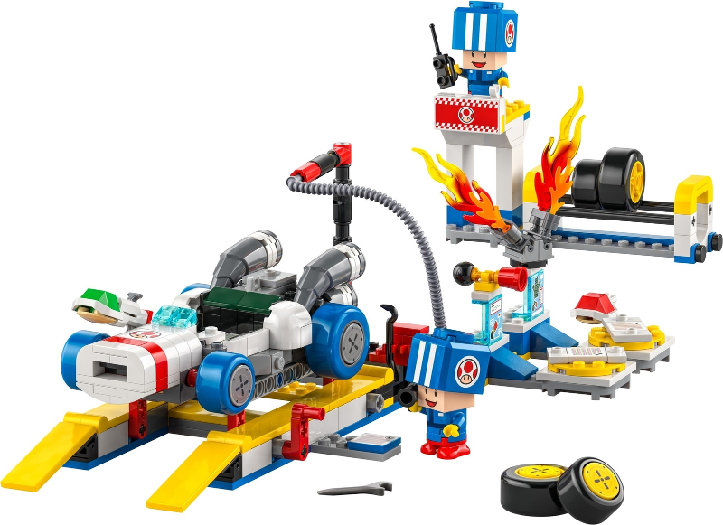 LEGO Set Toad's Garage - Super Mario (72035) — set armado