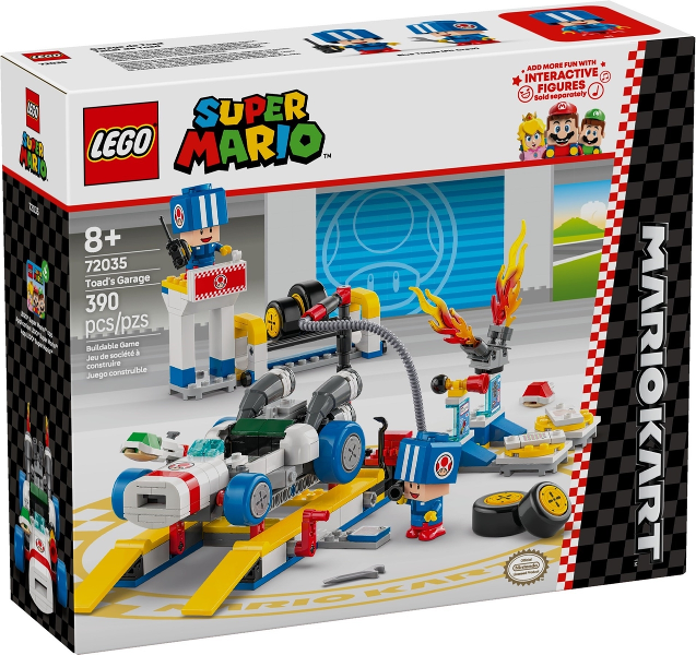 LEGO Set Toad's Garage - Super Mario (72035) — caja oficial