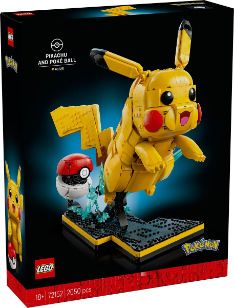 LEGO Set Pikachu and Poké Ball {Poke} - Pokémon (72152) — caja oficial