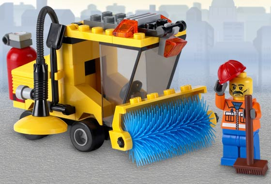 LEGO Set Street Sweeper - Town — set armado