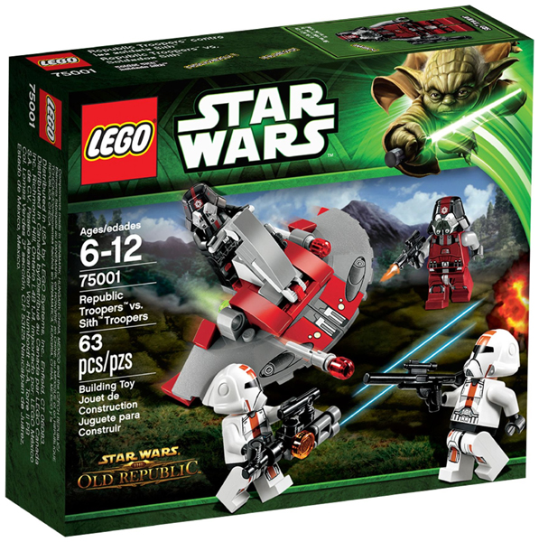 LEGO Set Republic Troopers vs. Sith Troopers - Star Wars — caja oficial