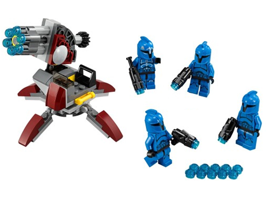 LEGO Set Senate Commando Troopers - Star Wars — set armado