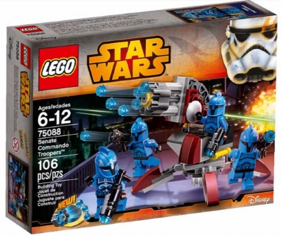 LEGO Set Senate Commando Troopers - Star Wars — caja oficial