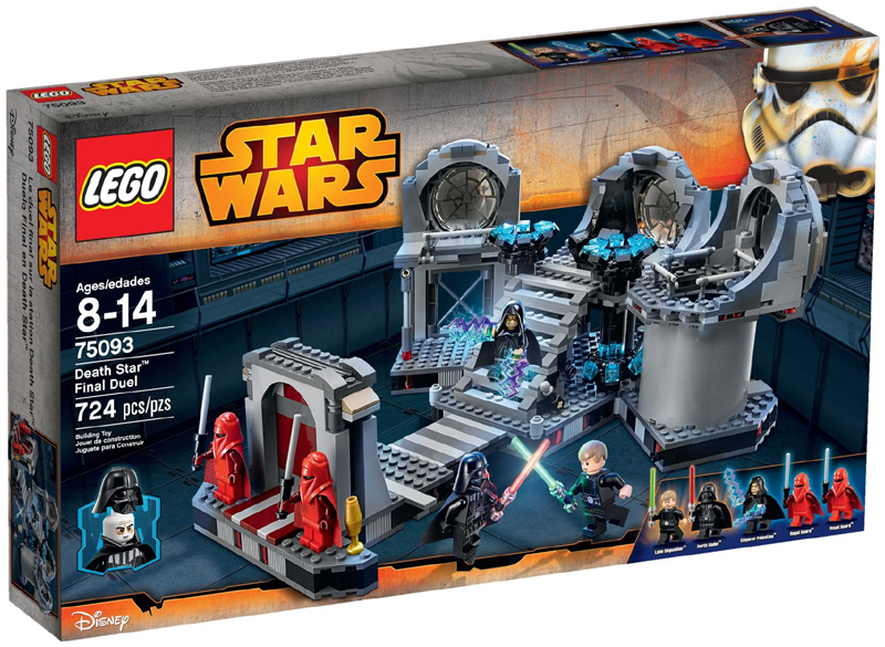 LEGO Set Death Star Final Duel - Star Wars — caja oficial