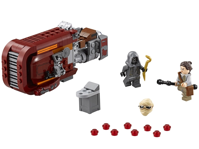 LEGO Set Rey's Speeder - Star Wars — set armado