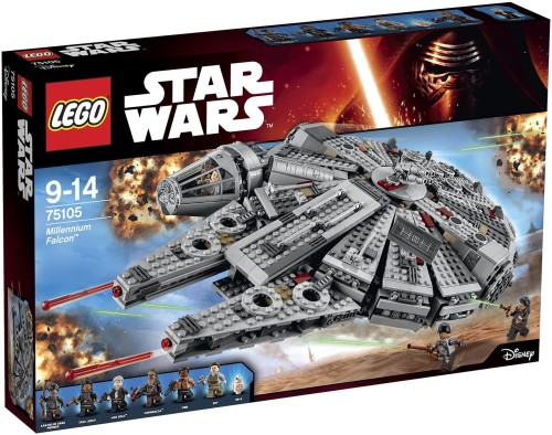 LEGO Set Millennium Falcon - Star Wars — caja oficial