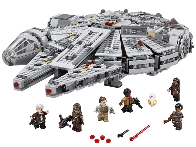 LEGO Set Millennium Falcon - Star Wars — set armado