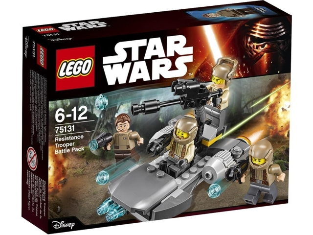 LEGO Set Resistance Trooper Battle Pack - Star Wars — caja oficial