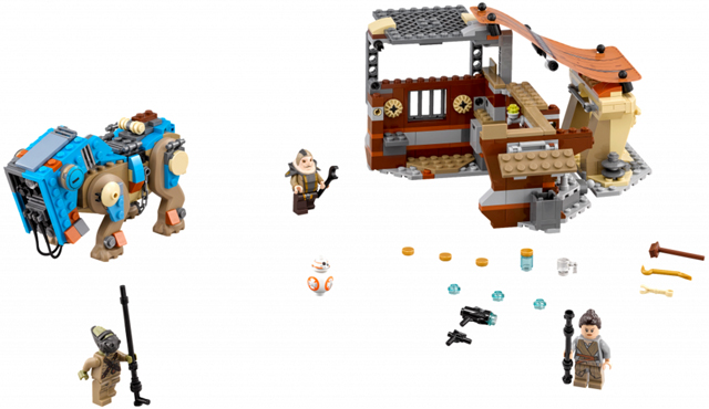 LEGO Set Encounter on Jakku - Star Wars — set armado