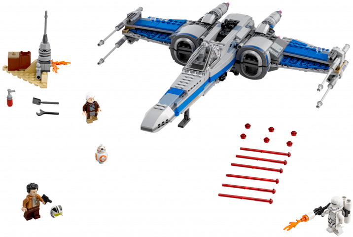 LEGO Set Resistance X-Wing Fighter - Star Wars — set armado