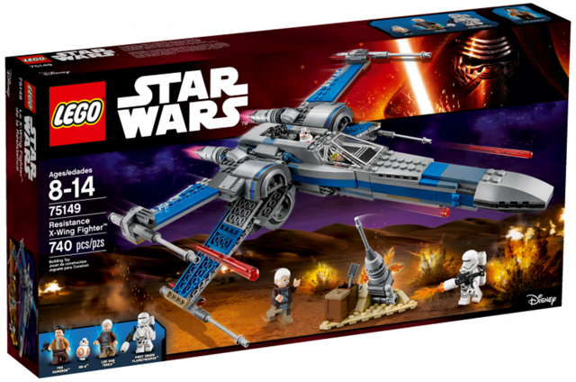 LEGO Set Resistance X-Wing Fighter - Star Wars — caja oficial