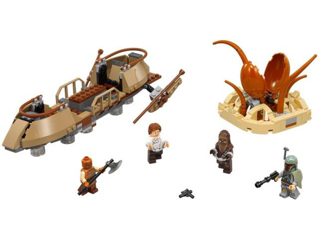 LEGO Set Desert Skiff Escape - Star Wars — set armado