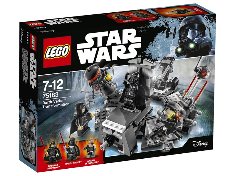 LEGO Set Darth Vader Transformation - Star Wars (75183) — caja oficial